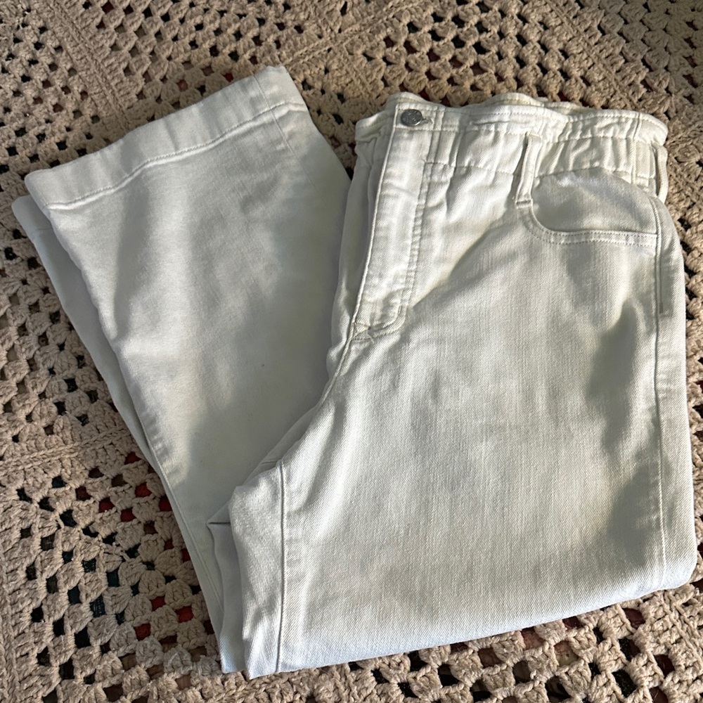 J. Crew Cream Denim Jeans